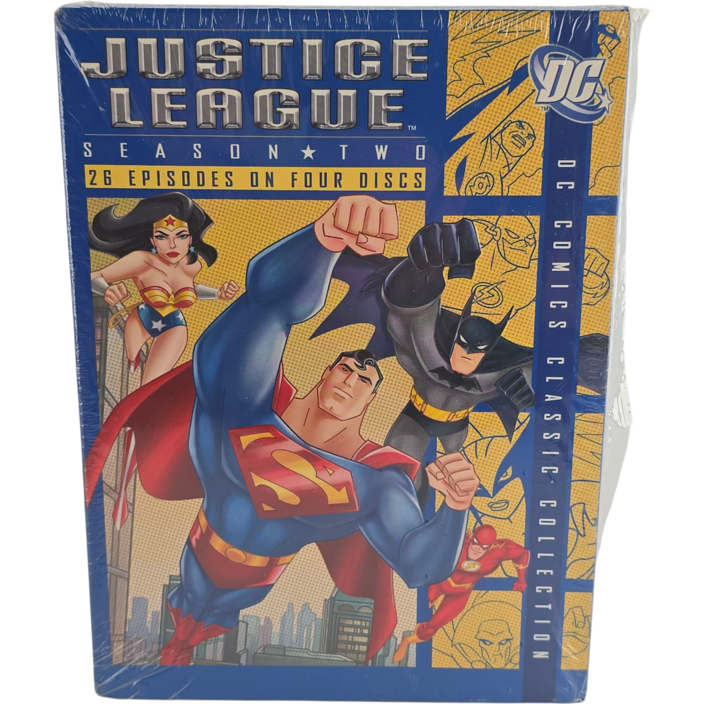 Justice League Unlimited: 4 DVD DigiPack Season 2 DC Comics Zone 1