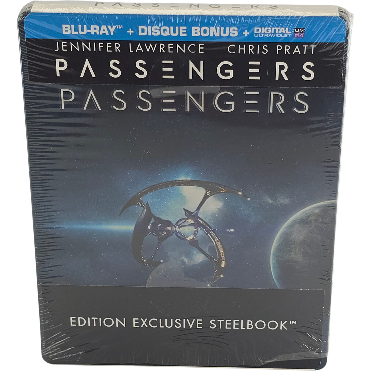 Passengers Blu-ray Steelbook Débossé Édt Ltd Jennifer Lawrence,Chris Pratt B