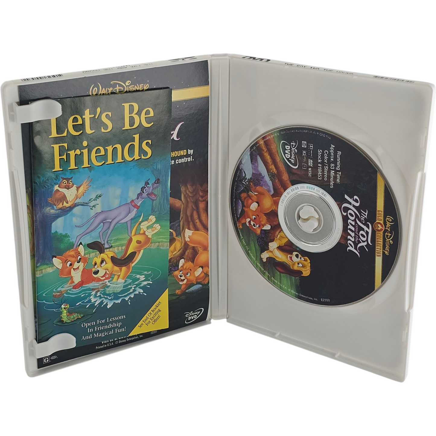The Fox and the Hound DVD Disney Gold Classic Collection Zone 1 US Import