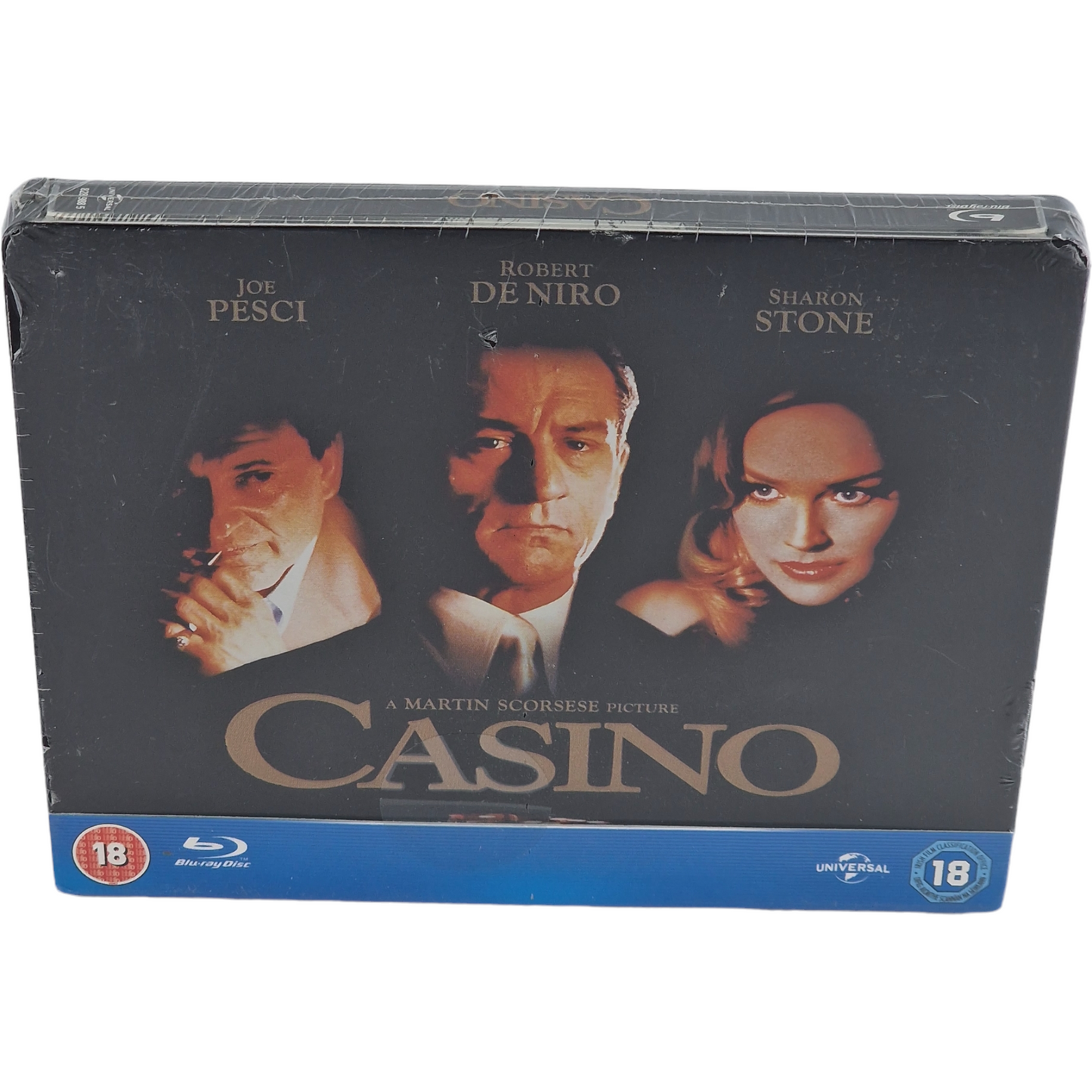 Casino SteelBook Débossé Blu-ray Zavvi Martin Scorsese Robert De Niro Libre[-18]