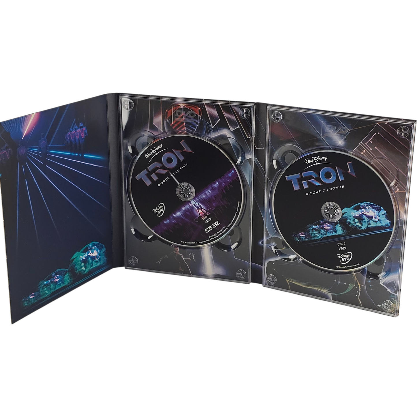 Tron 2 x DVD Édition Collector Jeff Bridges Walt Disney Zone 2