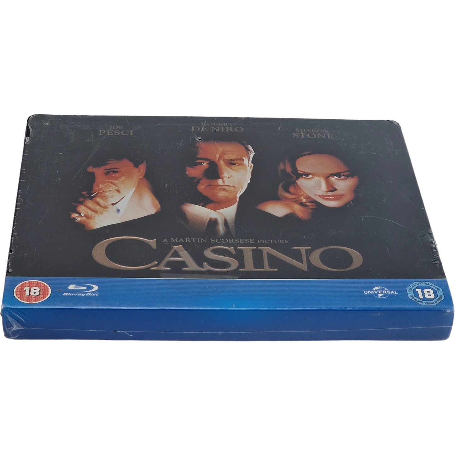 Casino SteelBook Débossé Blu-ray Zavvi Martin Scorsese Robert De Niro Libre[-18]