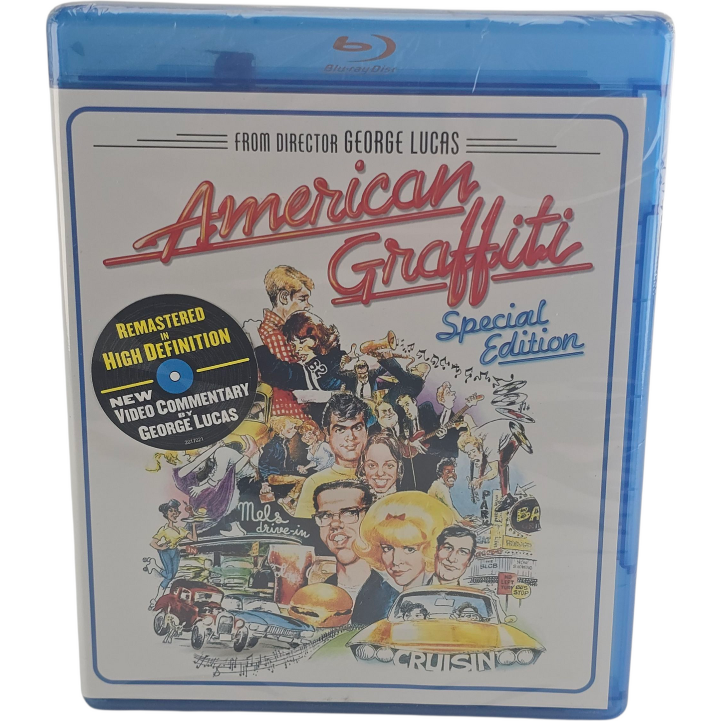 American Graffiti Blu-ray  George Lucas Richard Dreyfuss Zone 1 US Import