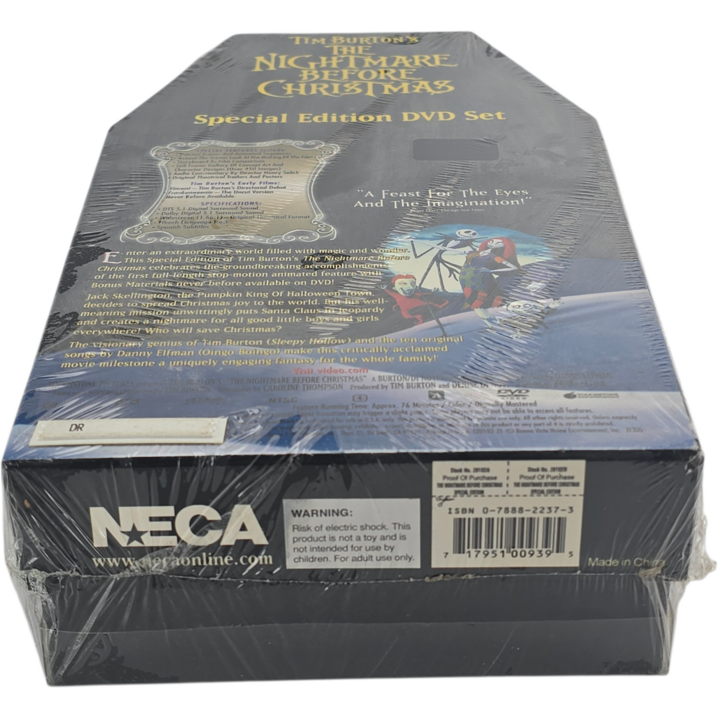 The Nightmare Before Christmas  DVD Set Edt Collector's Limited  Zone 1 Disney