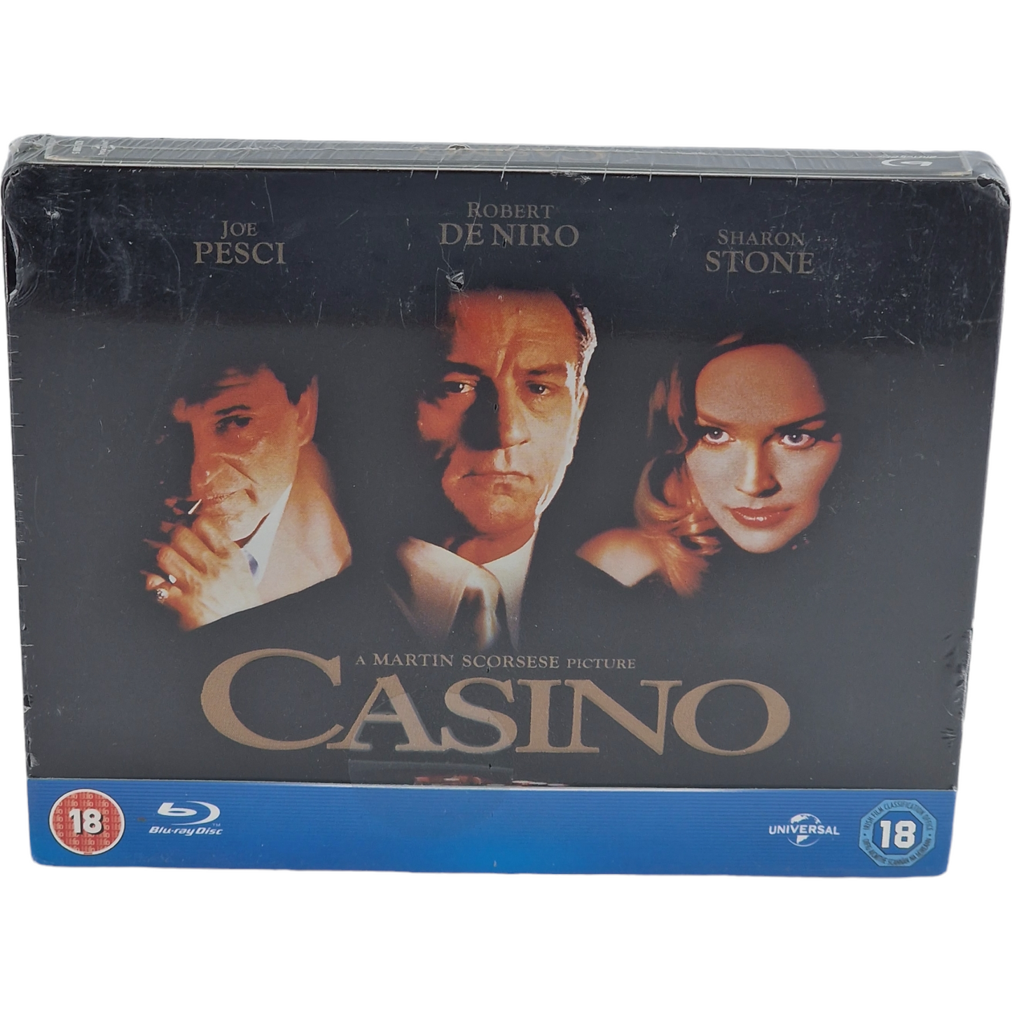Casino SteelBook Débossé Blu-ray Zavvi Martin Scorsese Robert De Niro Libre[-18]