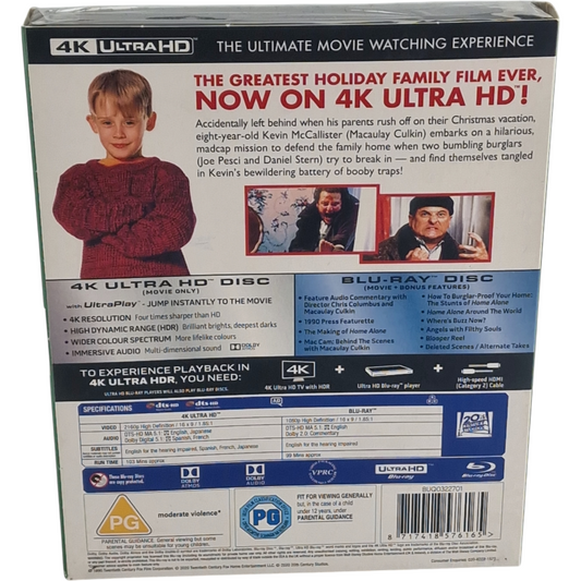 Home Alone - Maman, j’ai raté l’avion - 4K Ultra HD + Blu-ray - Visuel 3