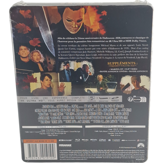 Halloween H20 - 20 Ans Après - SteelBook 4K Ultra HD + Blu-ray - Visuel 3