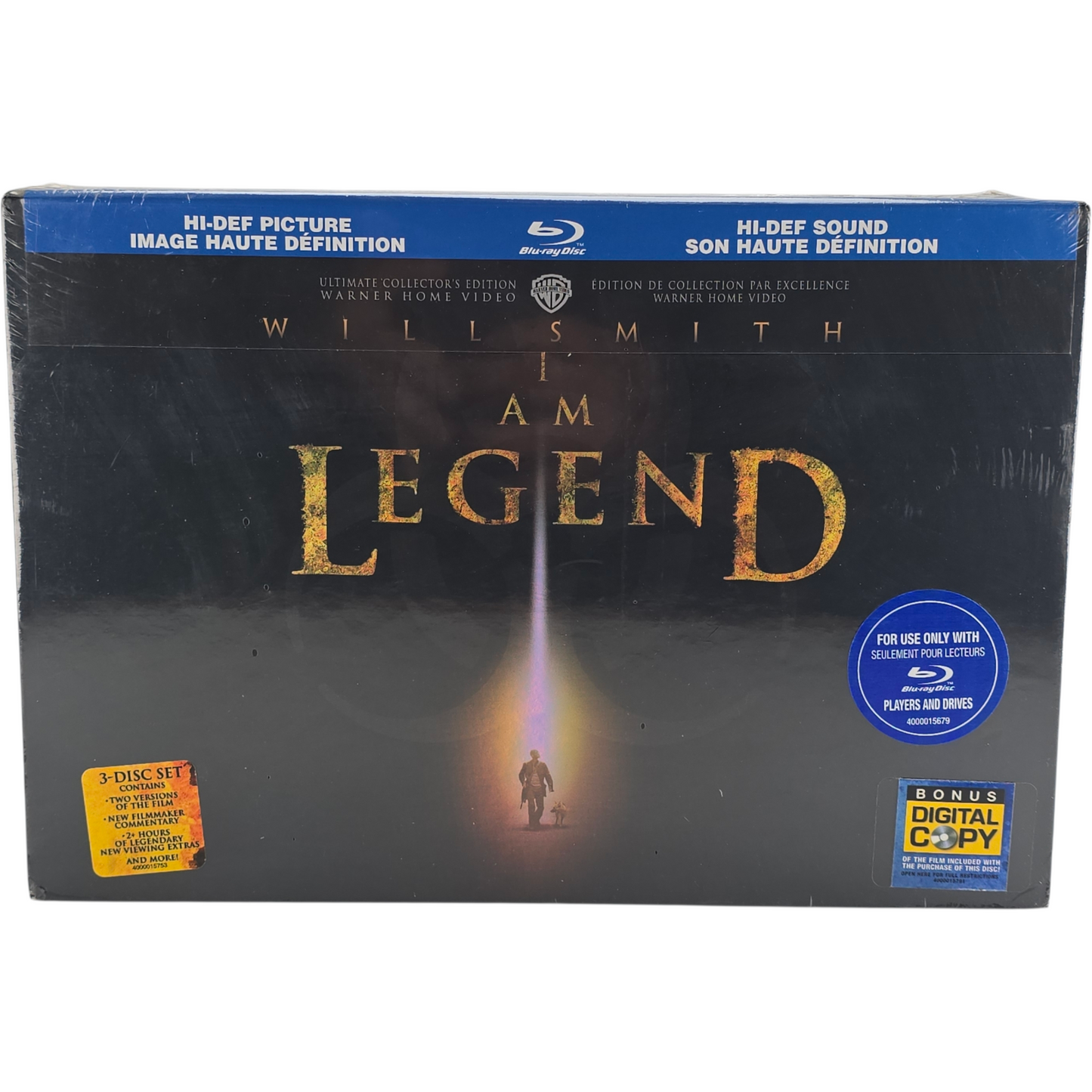 I Am Legend Blu-ray Coffret Ultimate Collector's Edt  Sketch Book Zone A
