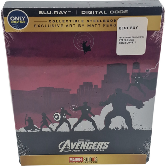 Avengers: Age of Ultron Blu-ray SteelBook Titre Débossé Best Buy2018 A Zone
