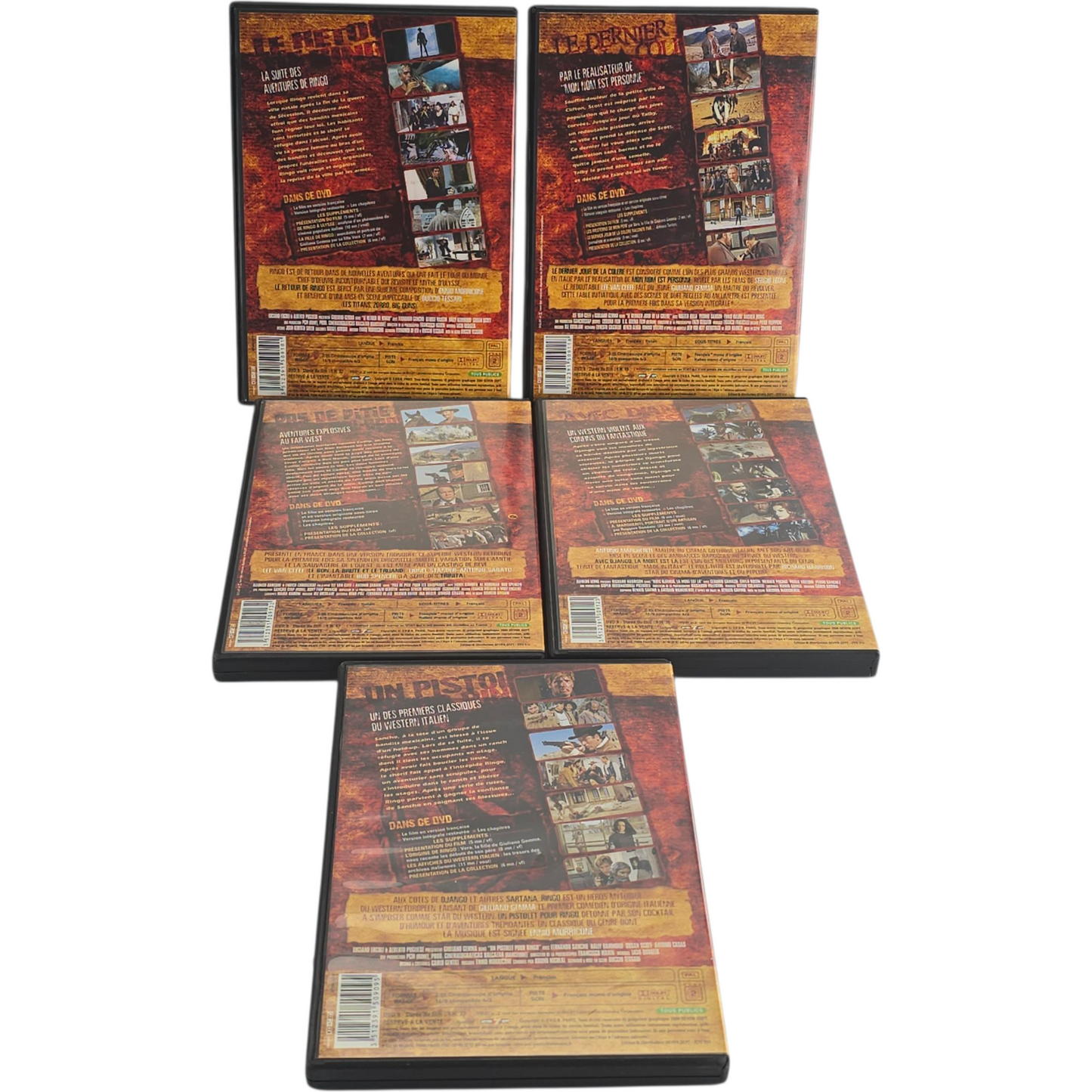 Coffret Western DVD Le meilleur du western italien - Vol. 1 (5 DVD)  Zone B