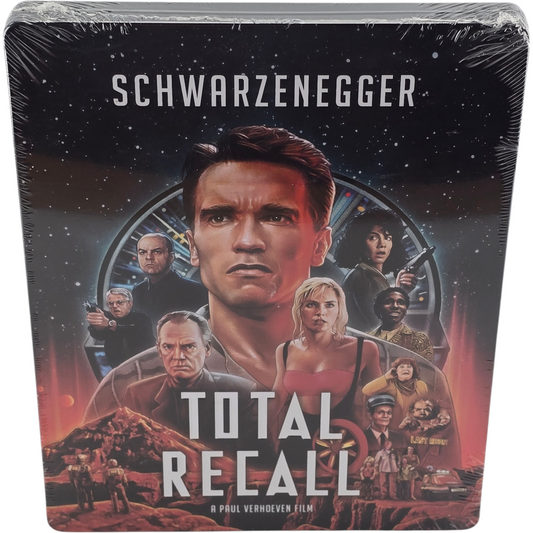 Total Recall 4 K Ultra HD + Blu-ray SteelBook Dépossé Schwarzenegger[-18] Zone B.