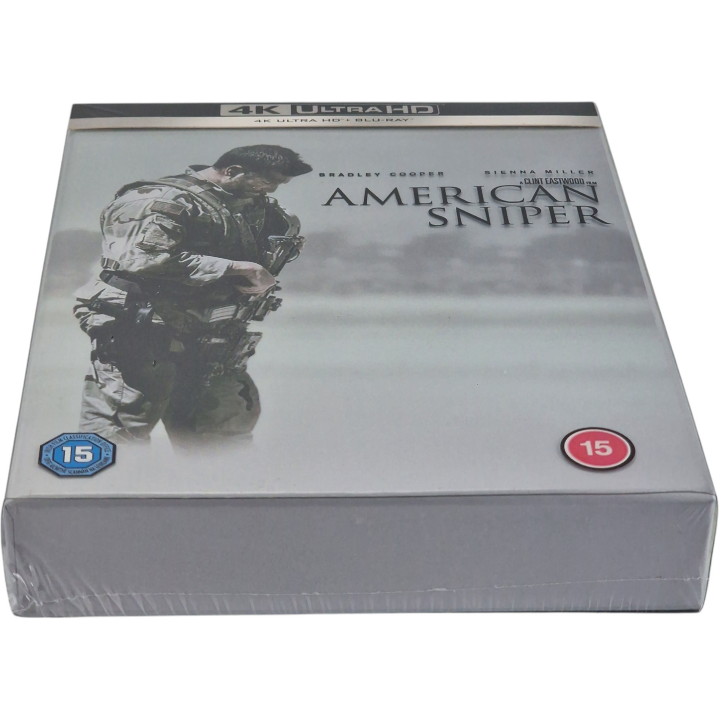 American Sniper 4K Ultra HD+Blu-ray SteelBook Collector Clint Eastwood,Bradley Cooper B