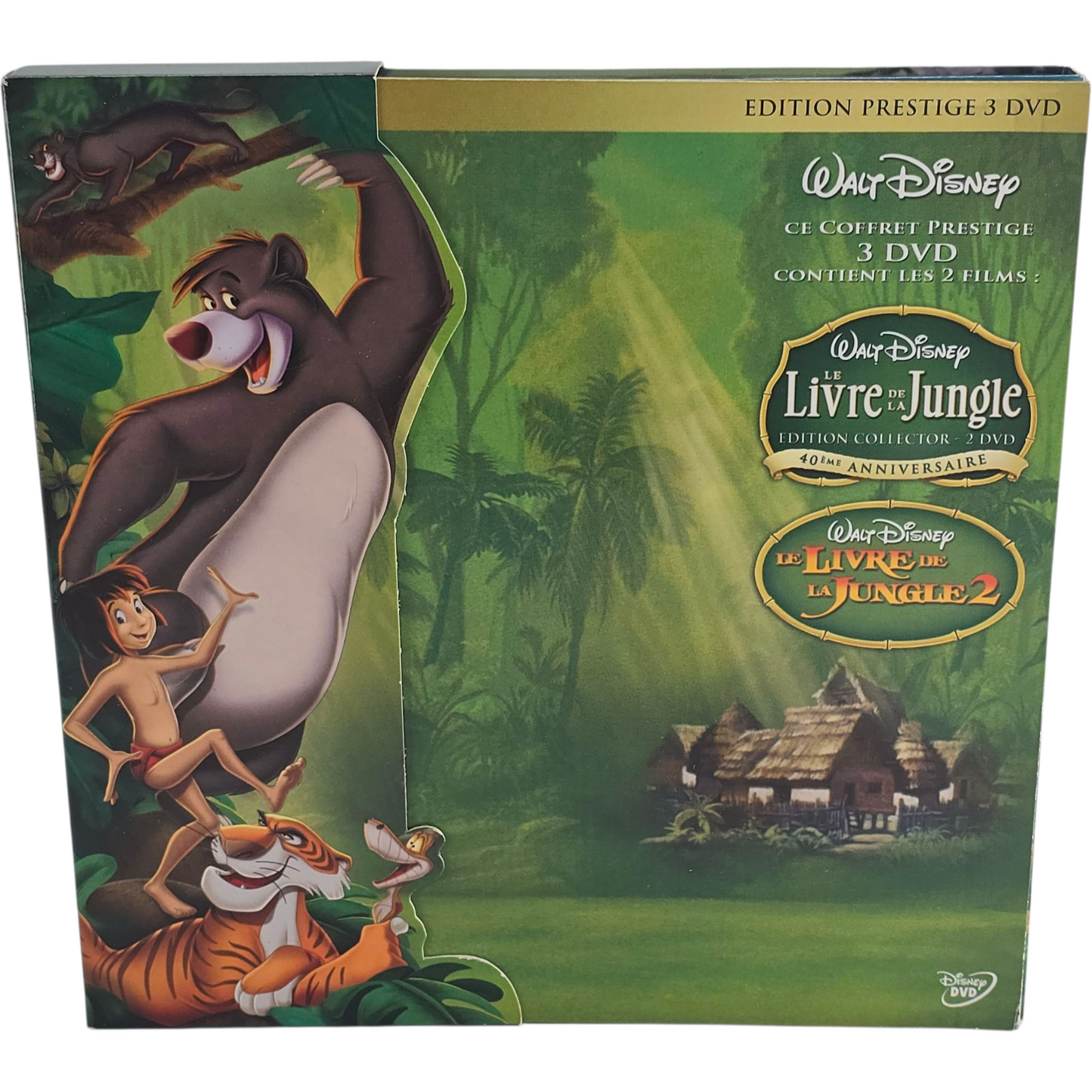 Le Livre De La Jungle 1 & 2 DVD Édition Collector  Wolfgang Reitherman Zone 2