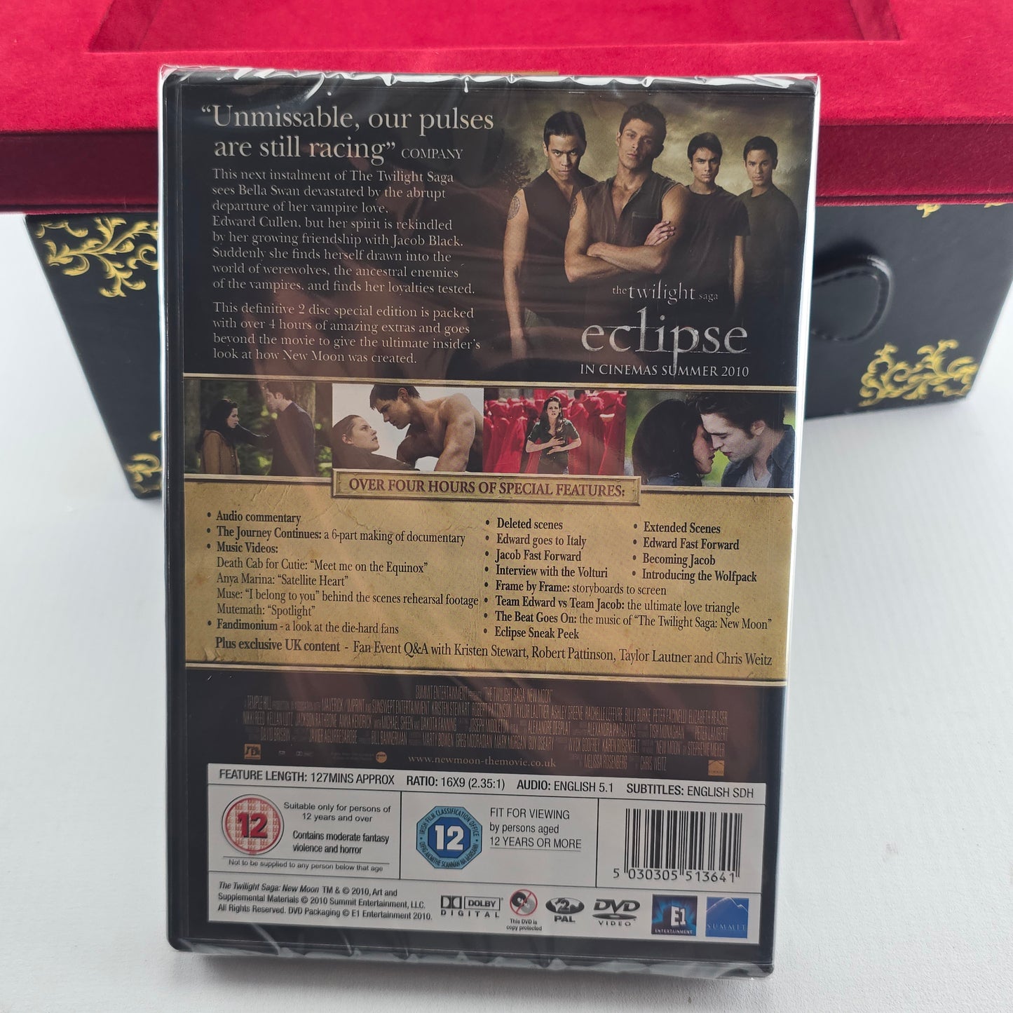 The Twilight Saga: New Moon Ltd Edt Numérotée. Memory Box & DVD  Zone 2