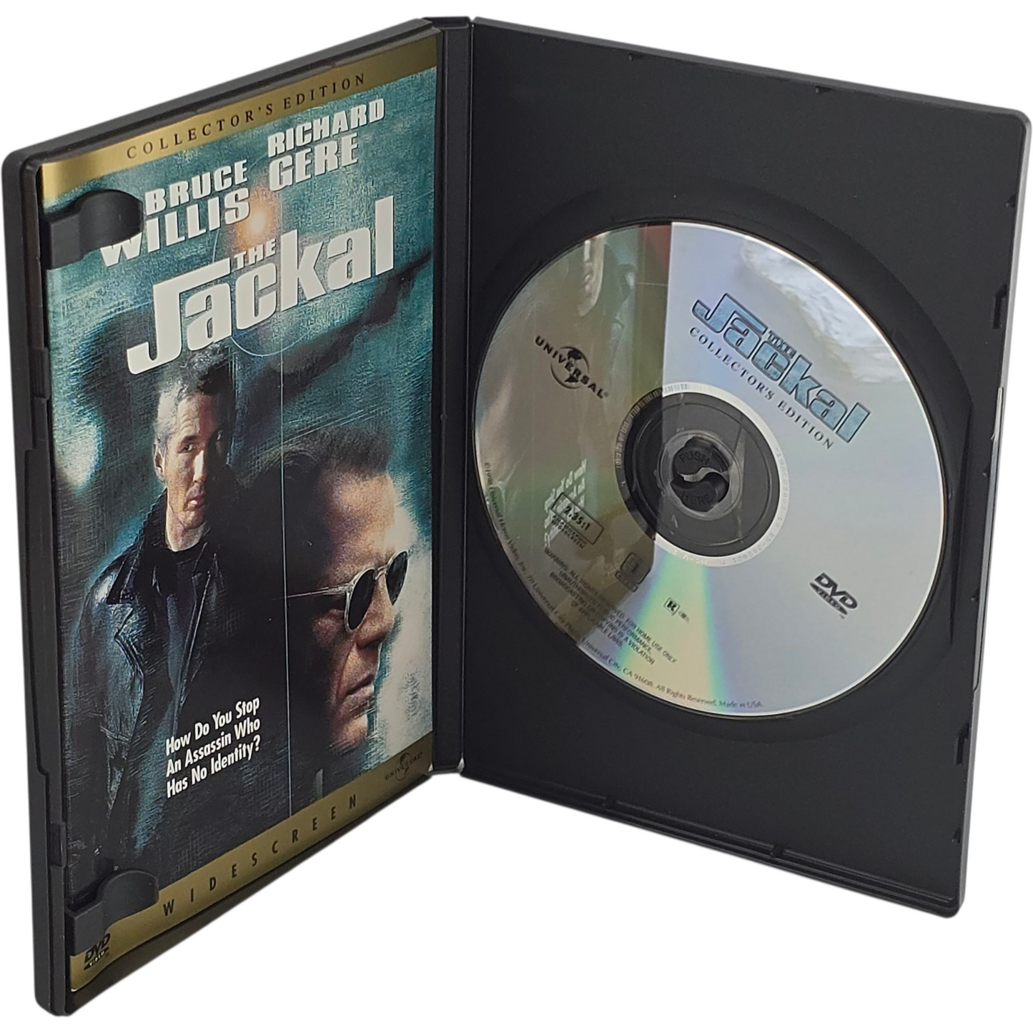 The Jackal DVD Collector's Edition  Bruce Willis, Richard Gere Zone 1 US Import