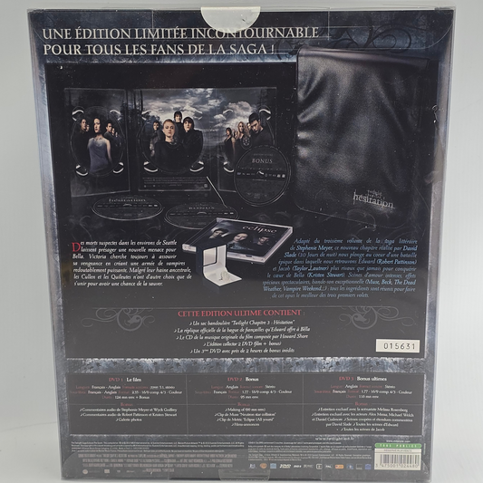 Twilight - Chapitre 3 - DVD + CD Edt Ultime Ltd + pochette en simili cuir Zone 2