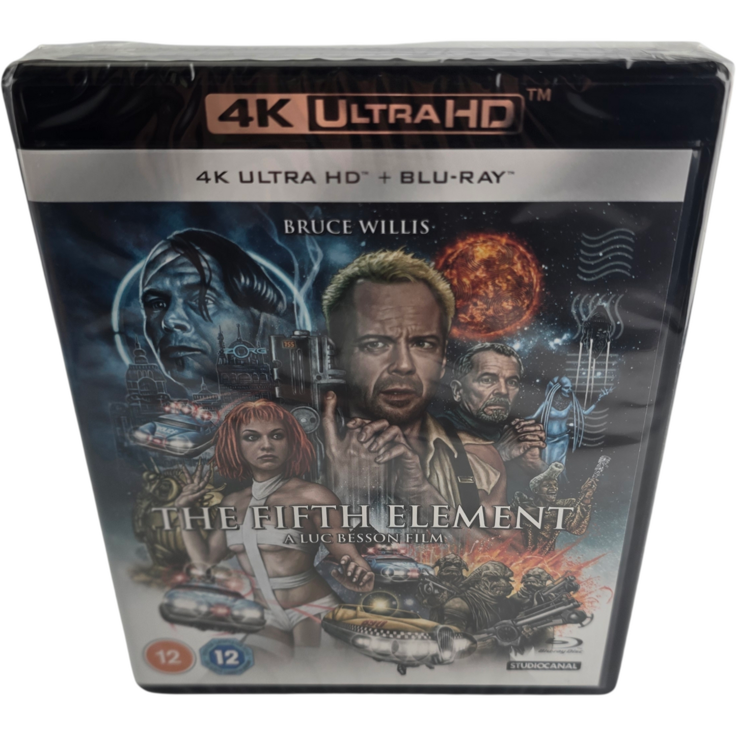 The Fifth Element 4K Ultra HD + Blu-ray + [étuit] Bruce Willis,  Zone B