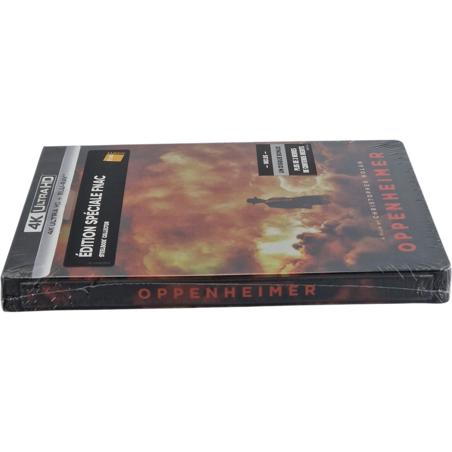 Oppenheimer Steelbook Embossé Blu-ray 4K Ultra HD+ Blu-ray édition Éxlusif Fnac B