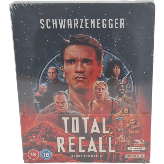 Total Recall SteelBook 4K + Blu-ray 30e anniversaire Schwarzenegger 3 disques