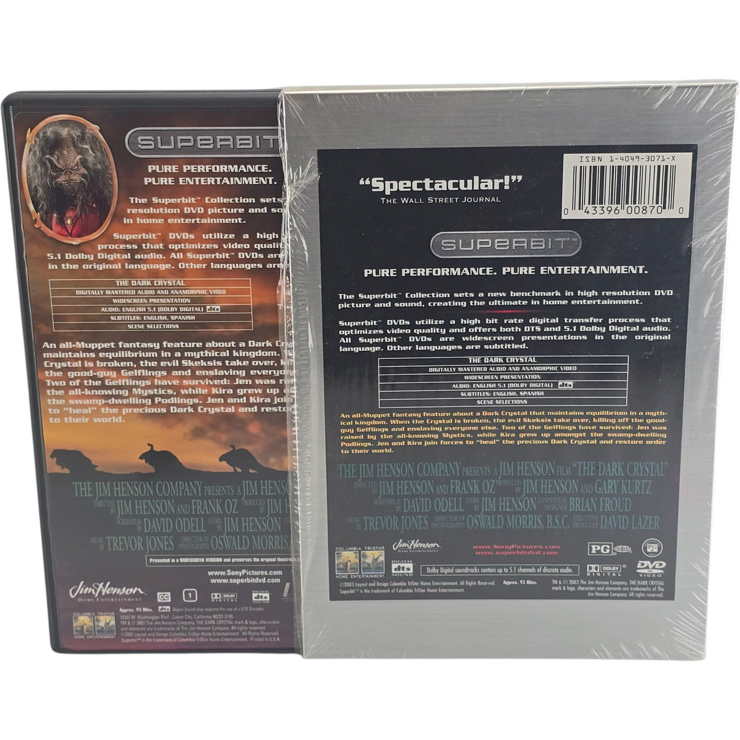 The Dark Crystal DVD Superbit Deluxe Collection Director's Cut Zone 1 US Import