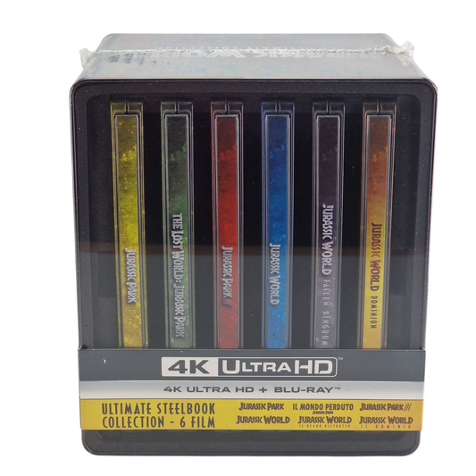 Jurassic World:4K Ultra HD + Blu-ray SteelBook Coffret Ultimate Collection 6 Disques  B