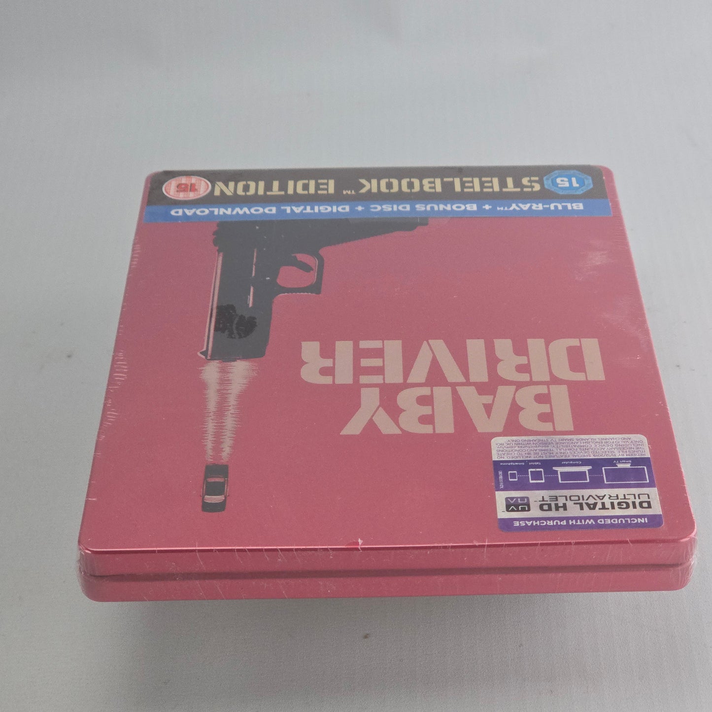 Baby Driver SteelBook Blu-ray Limited Edition Kevin Spacey Zone B