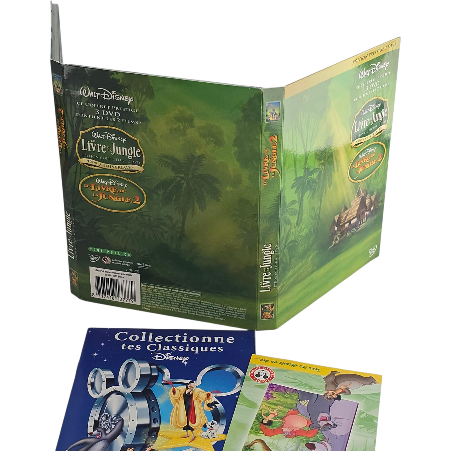 Le Livre De La Jungle 1 & 2 DVD Édition Collector  Wolfgang Reitherman Zone 2