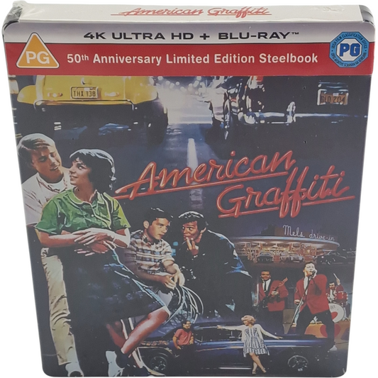 American Graffiti SteelBook 4K Ultra HD + Blu-ray Édit 50e anniversaire Zone B
