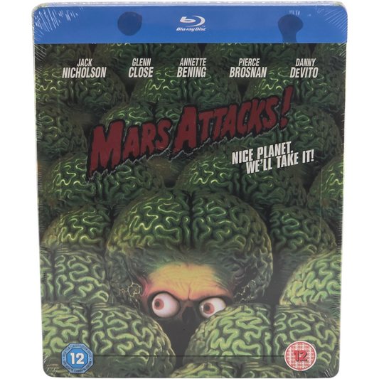 Mars Attacks! (1996) – SteelBook Blu-ray – Zone libre – vue 2