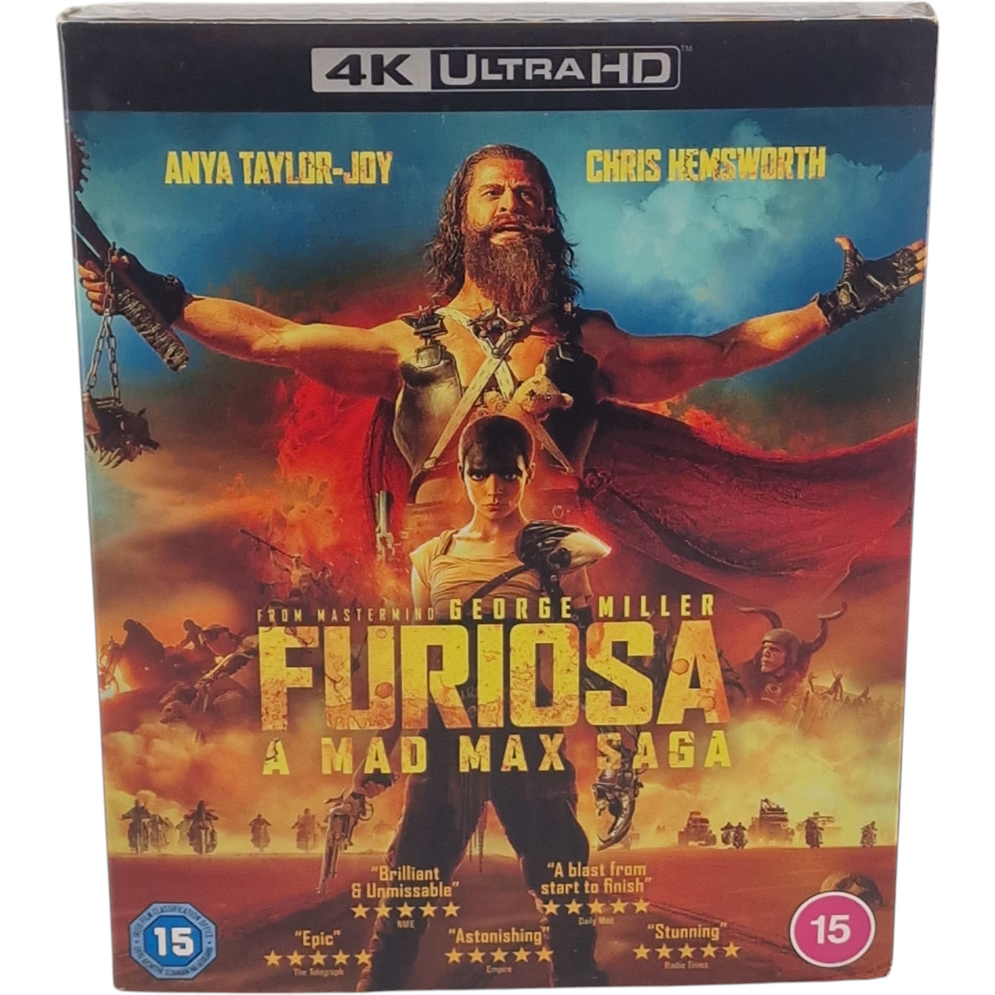 Furiosa : A Mad Max Saga 4K Ultra HD + [étui] Chris Hemsworth 2024 Region Libre