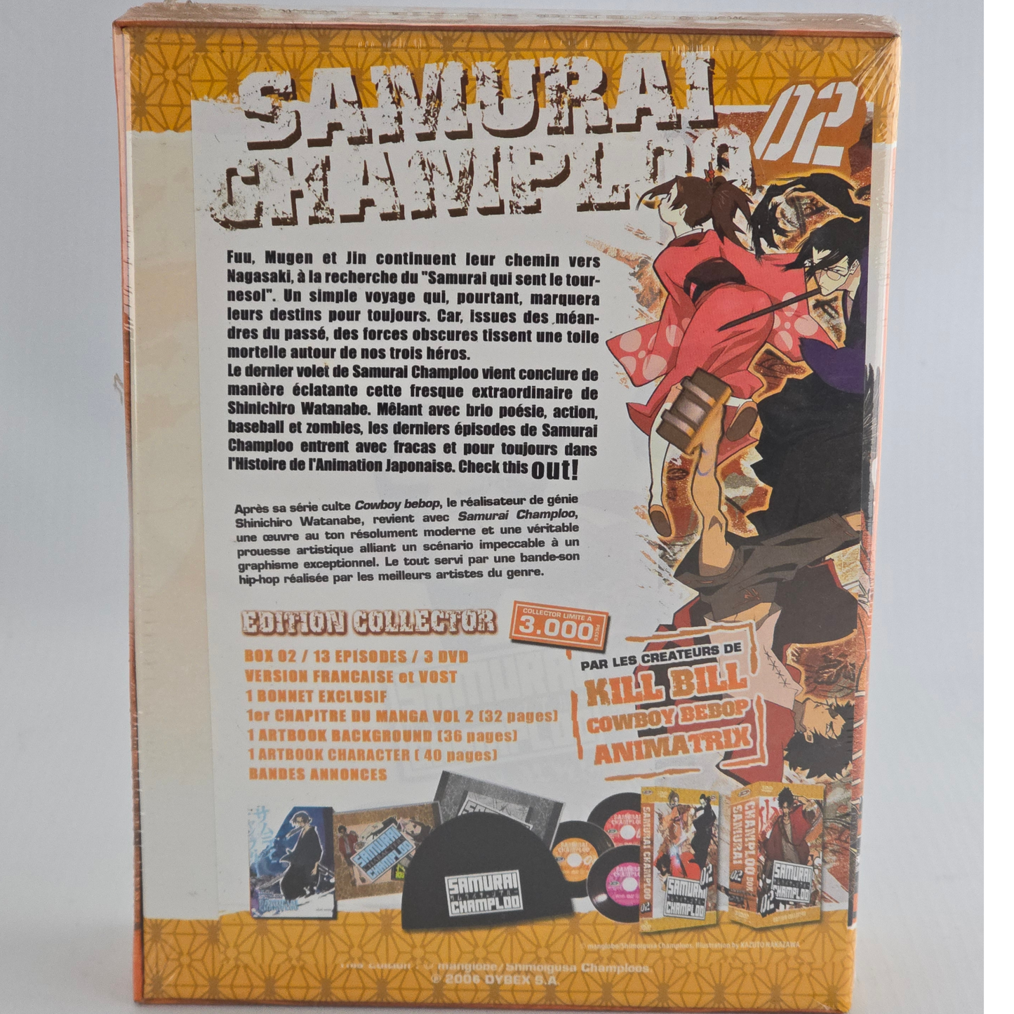 Samurai champloo coffret 2 - Coffret Collector 3 DVD 13 Épisodes Zone 2