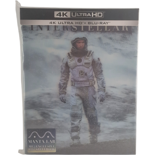 Interstellar 4 K UHD+Blu-ray Steelbook Lenticulaire Mantalab 1000Ex Numérotée Libre
