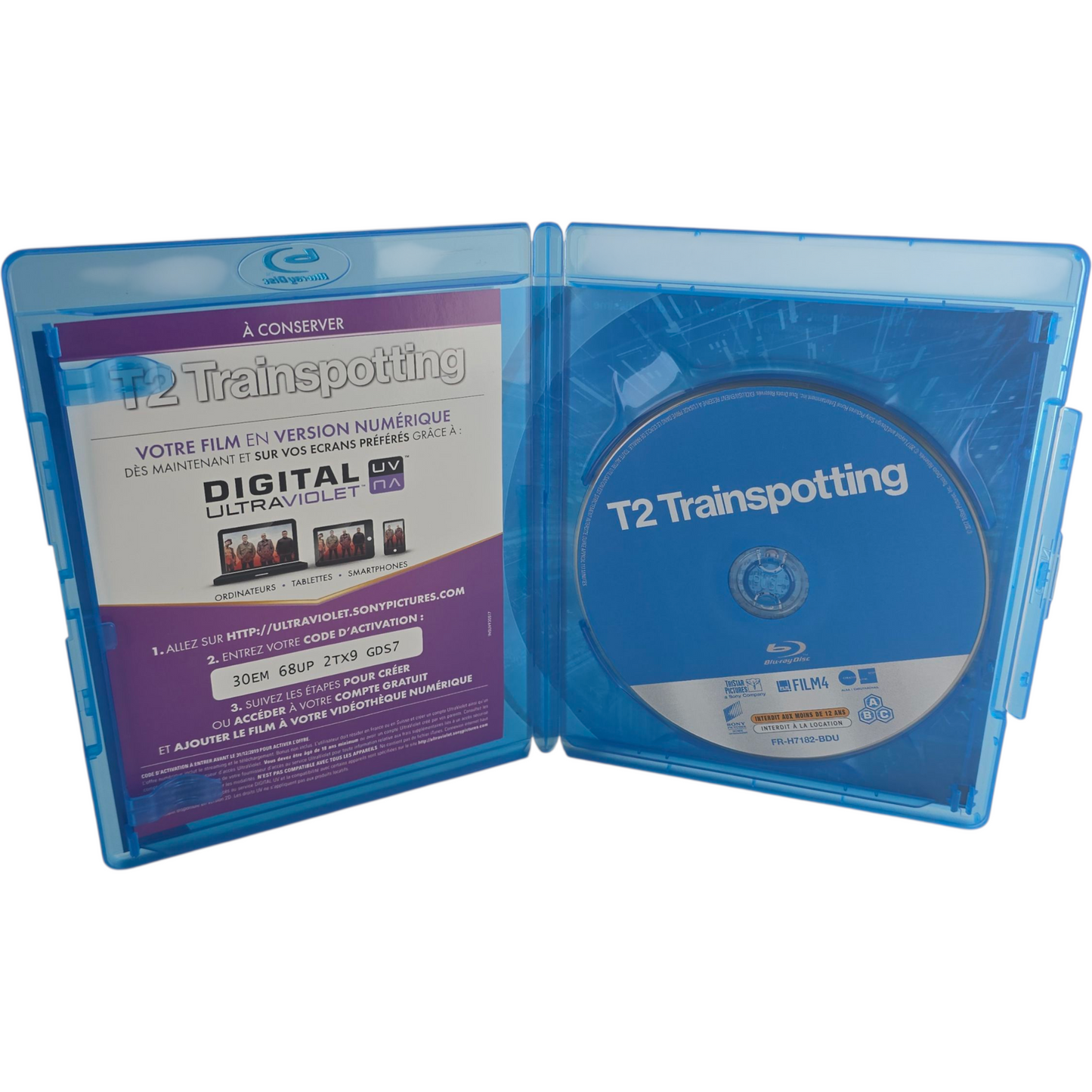 T2 Trainspotting Blu-ray Danny Boyle Avec Ewan McGregor Zone B