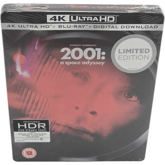 2001 : A Space Odyssey Steelbook 4K Ultra HD + Blu-ray Stanley Kubrick Zavvi 2018 Zone B