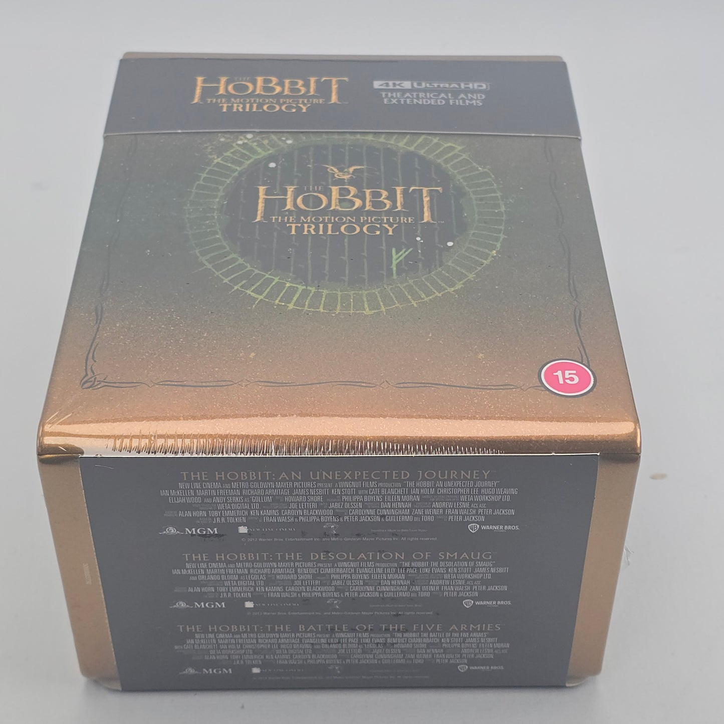 The Hobbit: The Motion Picture Trilogy : Steelbook 4K Ultra HD   Extended B