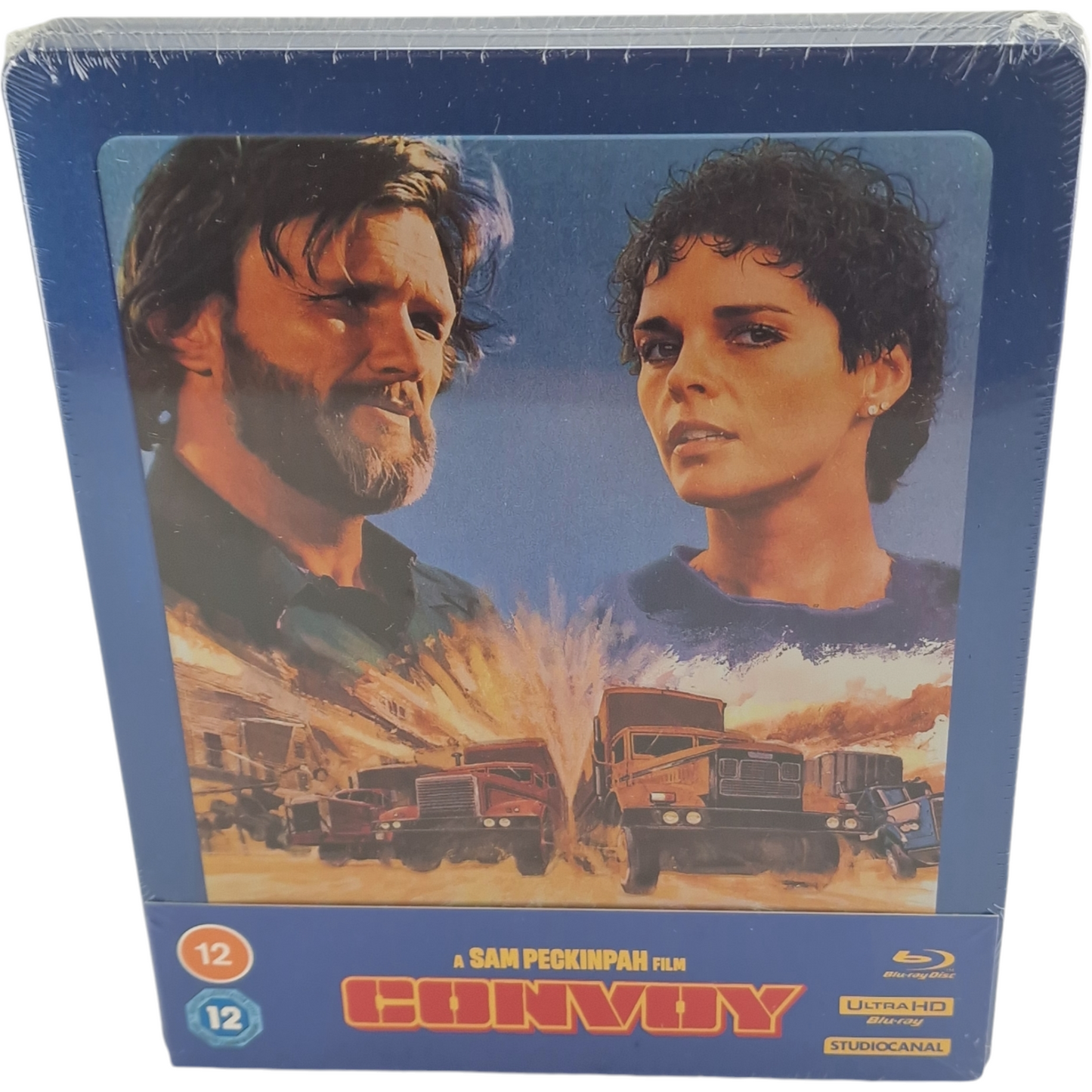 Convoy 4K Ultra HD + Blu-ray Steelbook Débossé  Sam Peckinpah 2024 Zone B