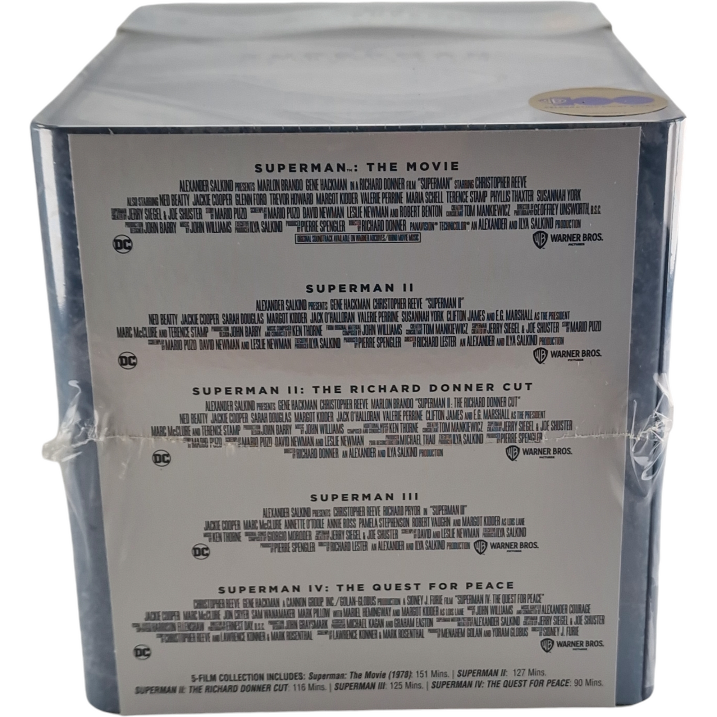 Superman I-IV 5-Film Collection: 4K Ultra HD SteelBook Coffret 1978-2006 Libre