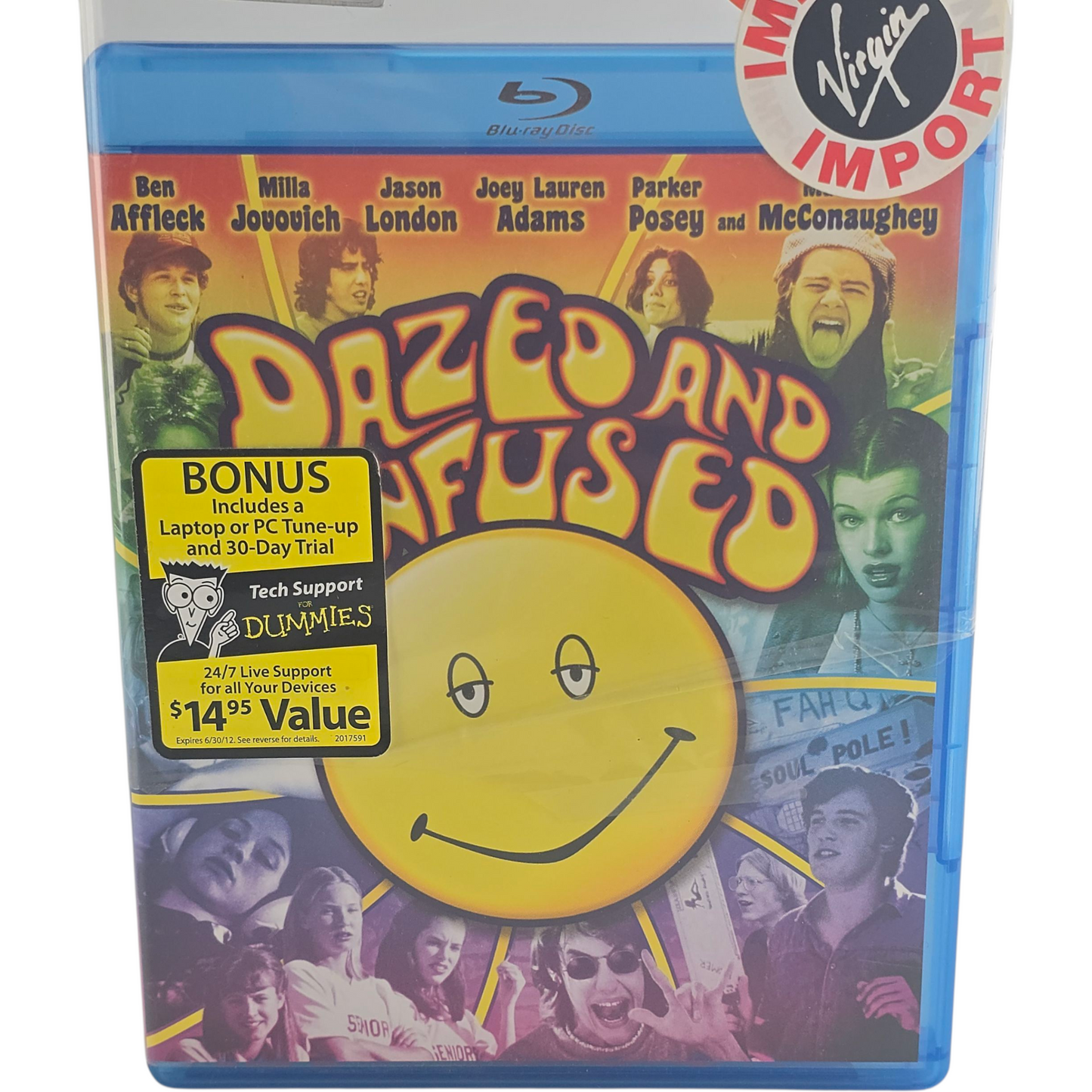 Dazed and Confused 1993 Blu-ray Jason London, Milla Jovovich Zone 1 US Import