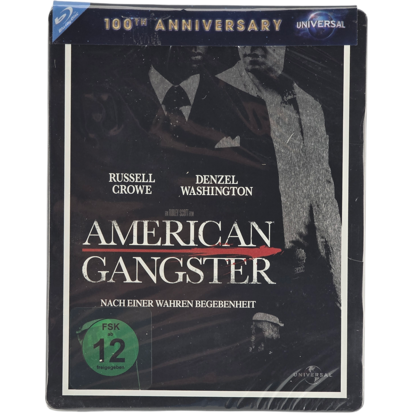 American Gangster Blu-ray Steelbook Universal 100e anniv Ridley Scott  B [-18]