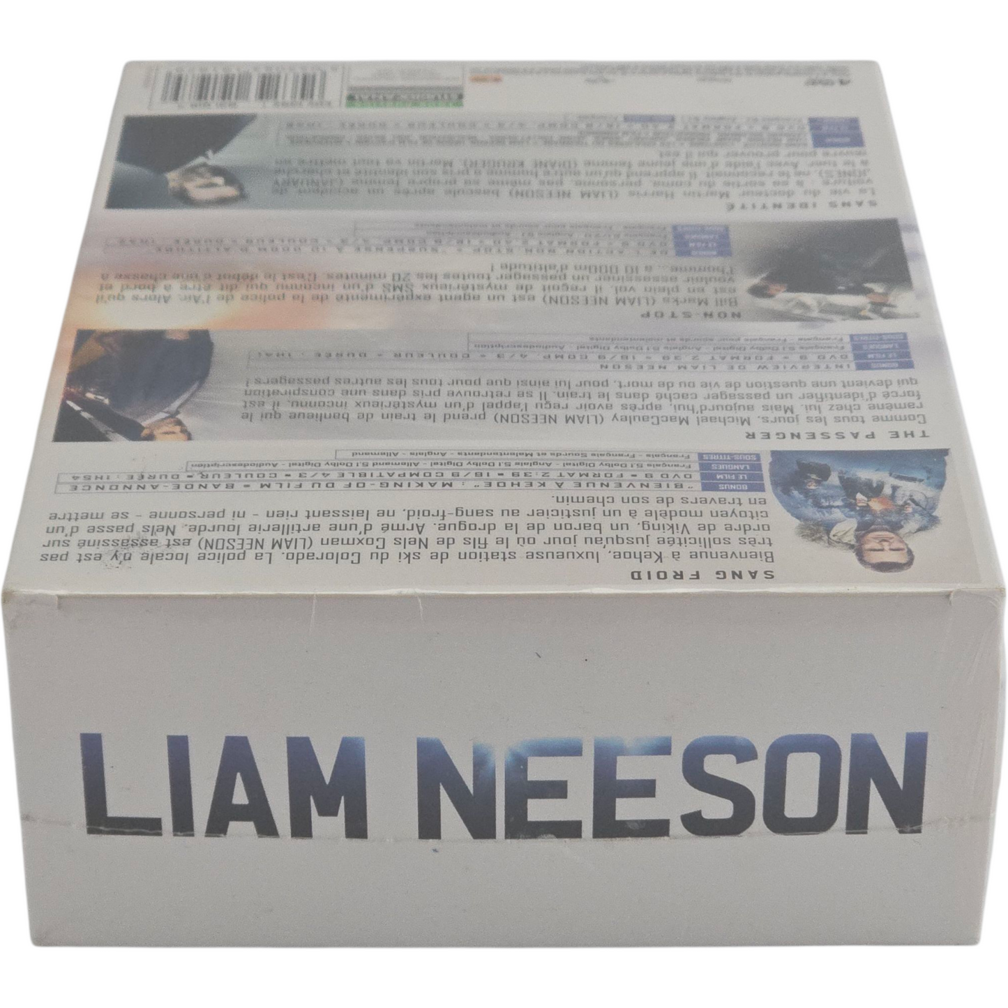 Liam Neeson-Coffret  DVD- Sang Froid + The Passenger + Non-Stop + sans identité Zone B