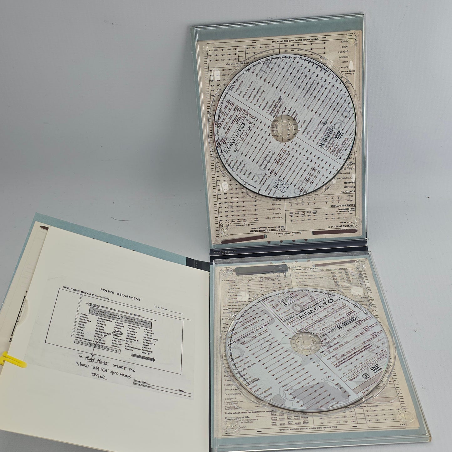 Memento DVD DigiPack 2-disc Ltd Edition Zone 1  Christopher Nolan Import USA