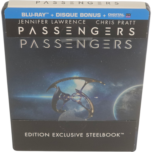 Passengers Blu-ray Steelbook Débossé Édt Ltd Jennifer Lawrence,Chris Pratt B