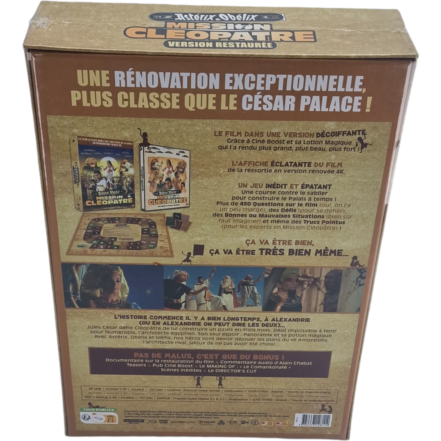 Astérix & Obélix: Mission Cléopâtre 4K Ultra HD +Blu-ray+DVD SteelBook Collector Coffret Libre