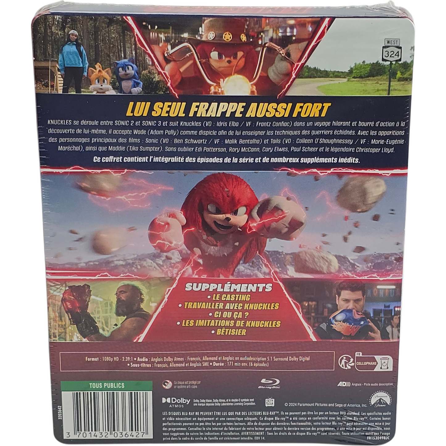 Knuckles  Blu-ray Steelbook TV Mini-Series  Region B