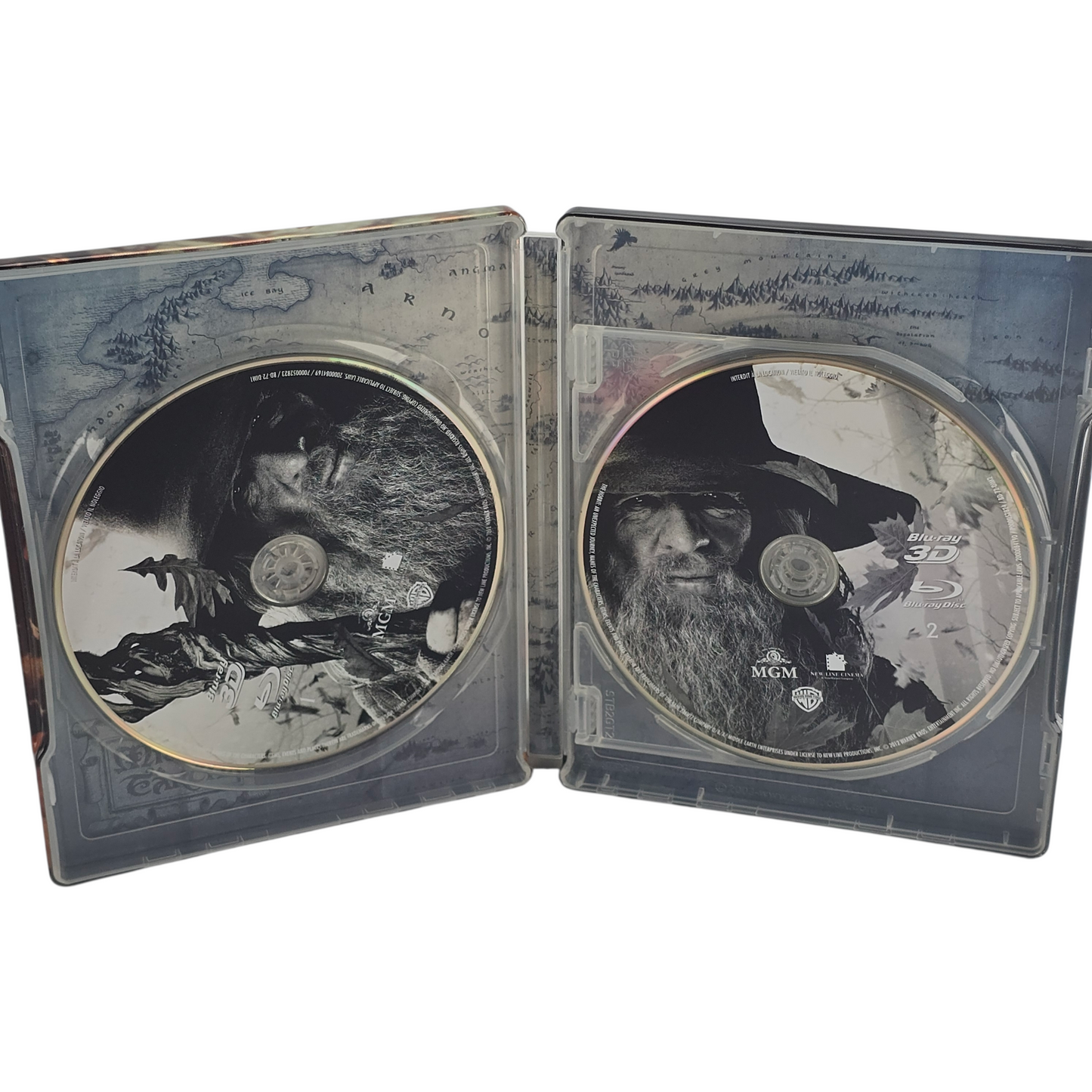 The Hobbit : An Unexpected Journey Gandalf SteelBook Blu-ray + DVD  Lenticular B