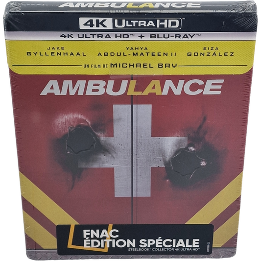 Ambulance 4K Ultra HD + Blu-ray SteelBook Fnac Exclusive Michael Bay Zone Libre