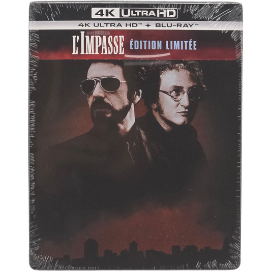 L’Impasse SteelBook 4K Ultra HD + Blu-ray Al Pacino Sean Penn Brian De Palma