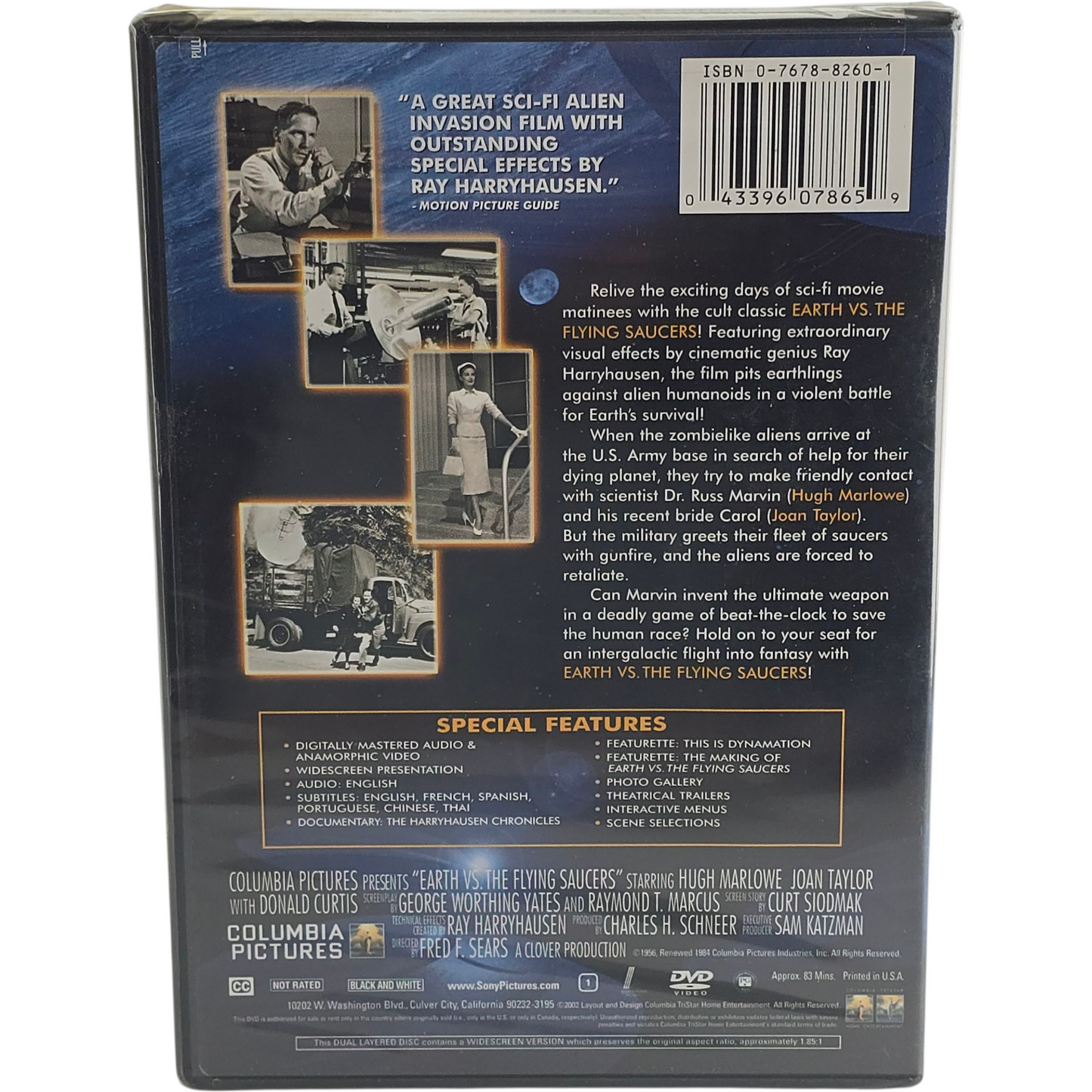 La Terre contre les soucoupes volantes DVD Import USA Zone 1