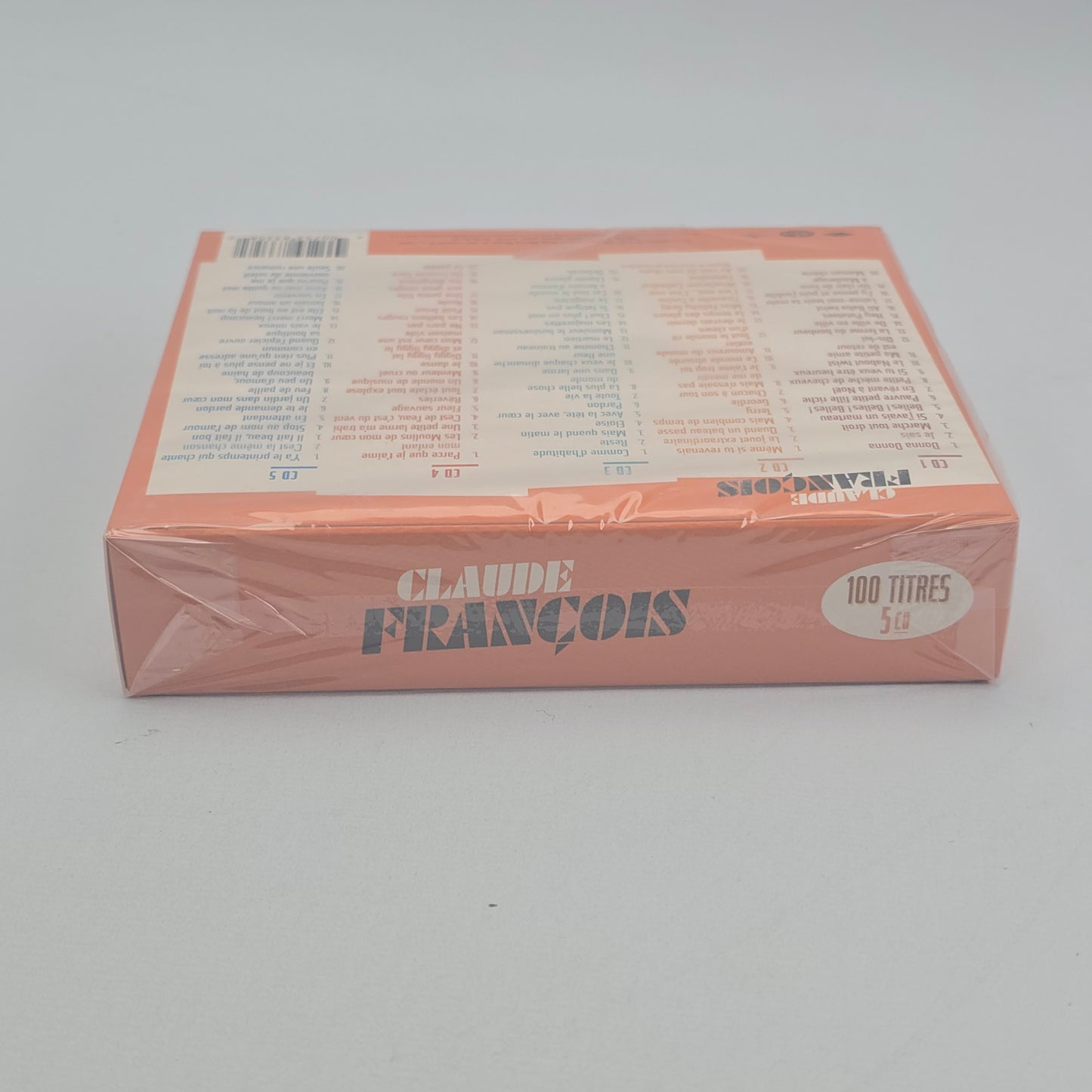 Claude François Inoubliable Cloclo Coffret 5 x CD Best Of Hits  100 Titres