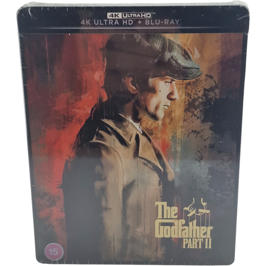 Le Parrain II SteelBook 4K Blu-ray UK VF Dolby Vision Al Pacino Robert De Niro